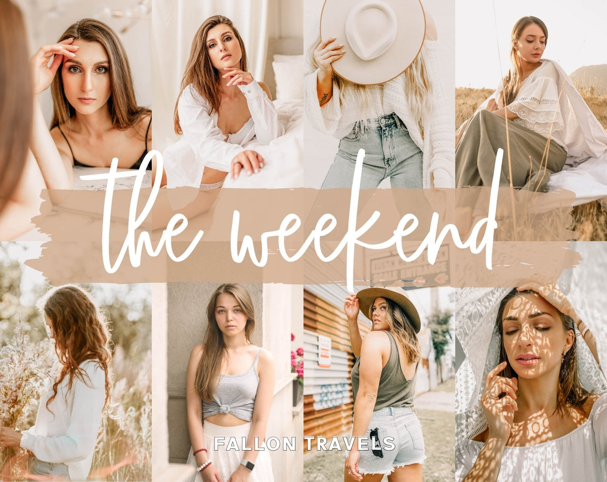 5 Warm Lightroom Mobile & Desktop Presets, Clean Tones Light Airy Outdoor Photo Editing Filter, Bright Instagram Selfie for Bloggers