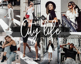 5 City Lightroom Mobile & Desktop Presets, Urban Mood Photo Editing Filter for Instagram Blogger, Dark Lifestyle Preset