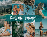 5 Hawaii Mobile & Desktop Lightroom Preset, Vacation Photo Editing Filter for Instagram Blogger, Tropical Travel Outdoor Preset for Summer