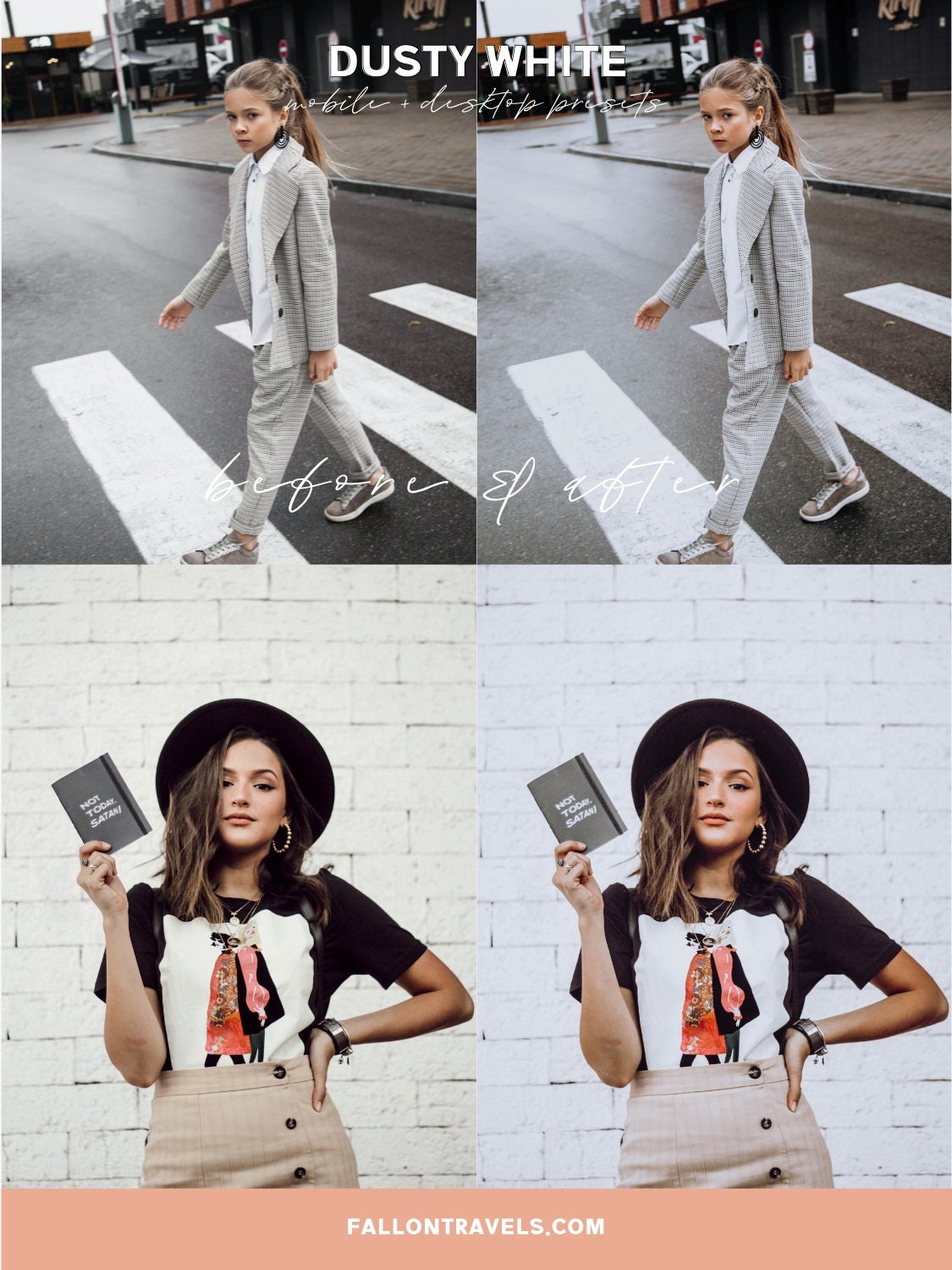 5 White Mobile & Desktop Lightroom Presets Pure, Clean Soft Photo Editing Filter for Instagram Influencer, Bright Interior Preset