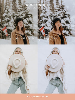 5 White Mobile & Desktop Lightroom Presets Pure, Clean Soft Photo Editing Filter for Instagram Influencer, Bright Interior Preset