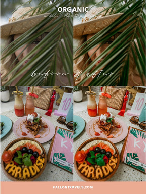 5 Mobile & Desktop Lightroom Presets Organic, Soft Natural Photo Editing Filter for Instagram Influencer, Green Travel Preset for Bloggers