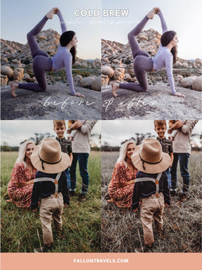 5 Cold Brew Lightroom Mobile & Desktop Presets, Cool Tones Photo Editing Filter for Instagram Bloggers, Clean Preset for Fashion Influencers