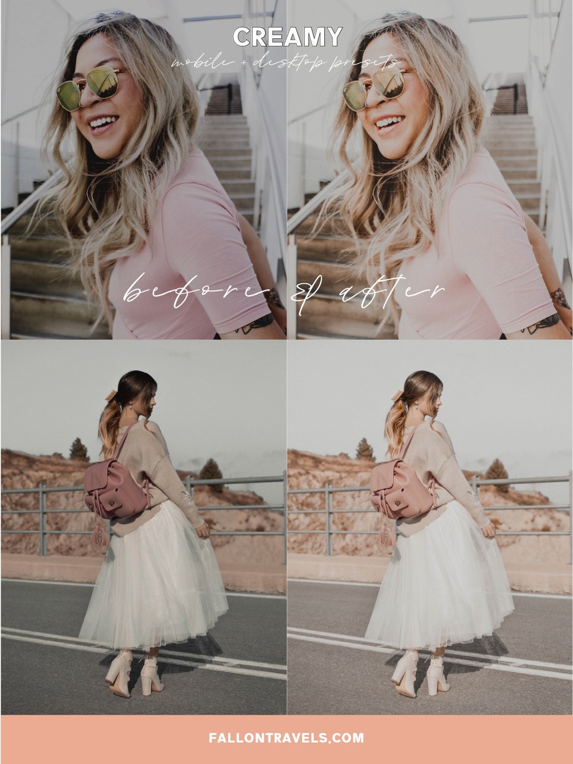 5 Mobile & Desktop Lightroom Presets Creamy, Natural Photo Filter Instagram Bloggers, Nude Presets for Influencer