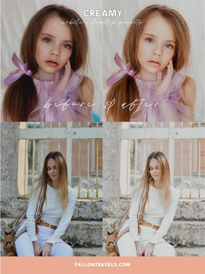 5 Mobile & Desktop Lightroom Presets Creamy, Natural Photo Filter Instagram Bloggers, Nude Presets for Influencer