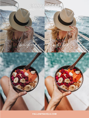 5 California Desktop & Mobile Lightroom Presets, Summer Travel Photo Editing Filter for Instagram, Lifestyle Influencer Preset for Bloggers
