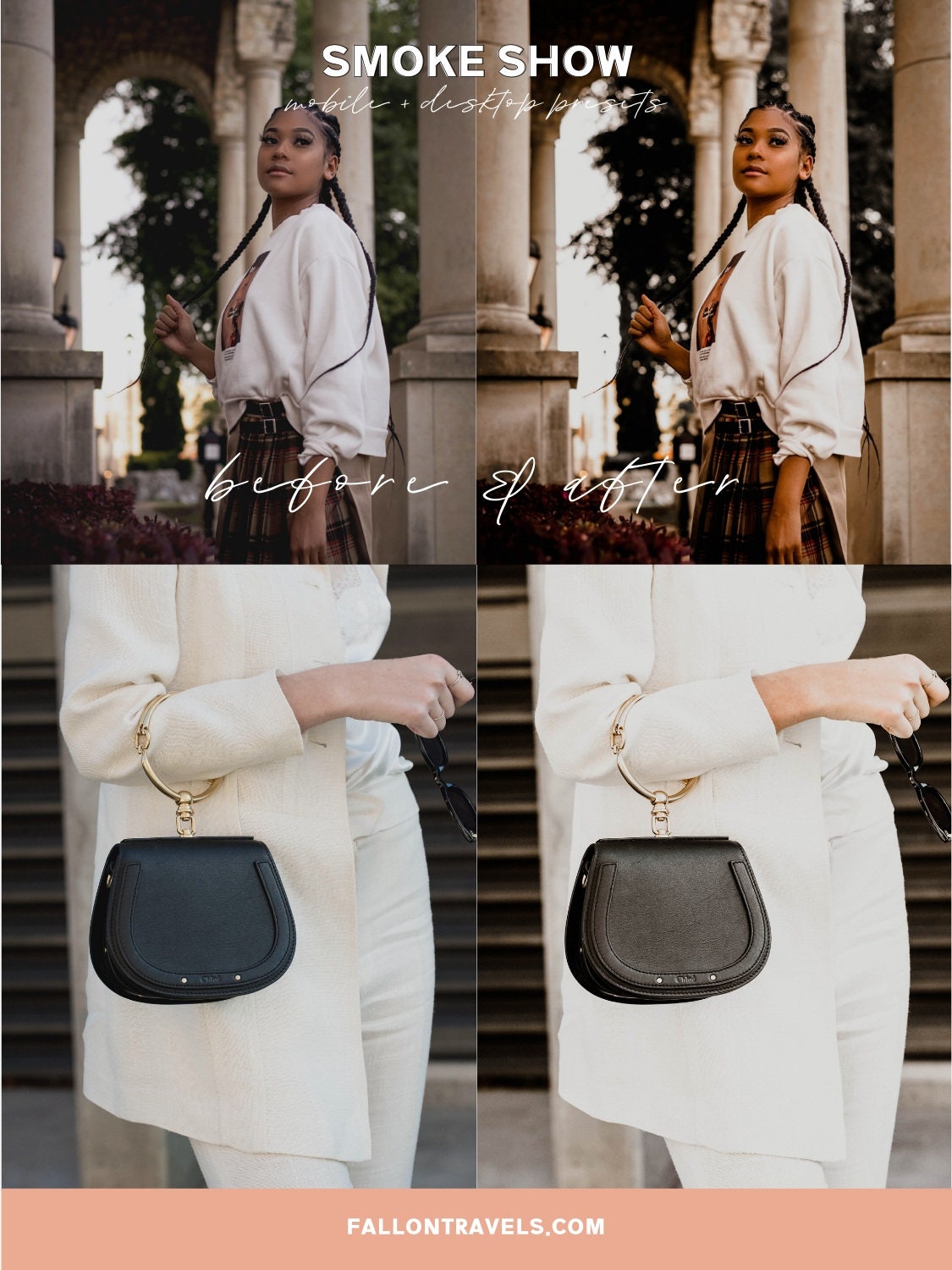 5 Mobile & Desktop Lightroom Presets Dark, Photo Editing Filter for Instagram Influencer, Moody Preset for Lifestyle Blogger