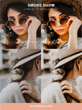 5 Mobile & Desktop Lightroom Presets Dark, Photo Editing Filter for Instagram Influencer, Moody Preset for Lifestyle Blogger
