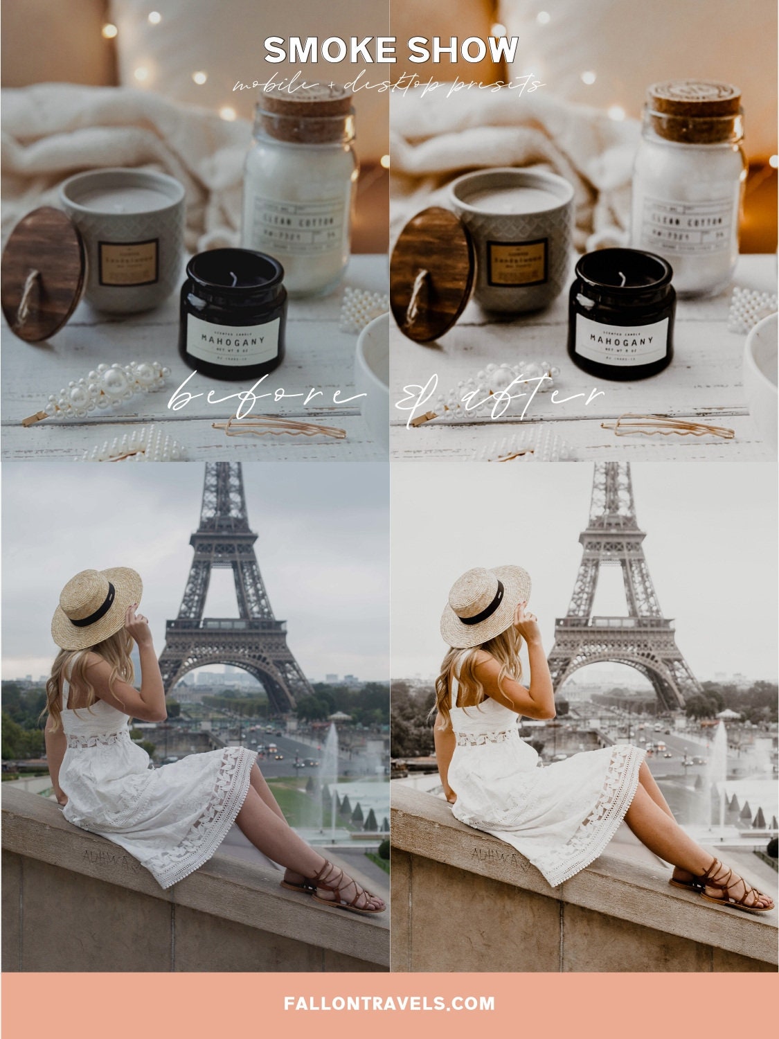 5 Mobile & Desktop Lightroom Presets Dark, Photo Editing Filter for Instagram Influencer, Moody Preset for Lifestyle Blogger