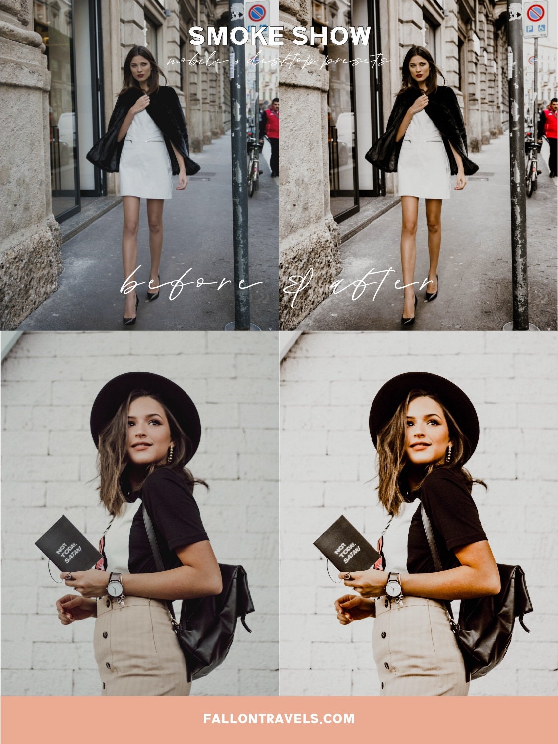 5 Mobile & Desktop Lightroom Presets Dark, Photo Editing Filter for Instagram Influencer, Moody Preset for Lifestyle Blogger