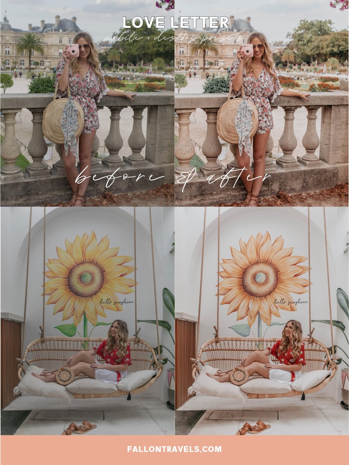 5 Pink Tones Mobile Lightroom Presets & Desktop, Photo Editing Filter for Instagram Influencer, Bright Airy Preset for Lifestyle Bloggers