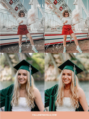 5 Mobile & Desktop Lightroom Presets In Love, Romantic Story Light Pink Photo Filter for Instagram, Valentines VSCO Preset for Bloggers