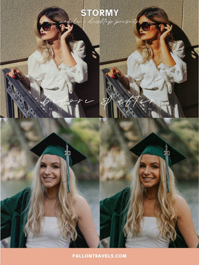 5 Stormy Mobile Lightroom Presets & Desktop, Moody Photo Editing Filter for Instagram, Dark Preset for Lifestyle Blogger, Influencer Filter