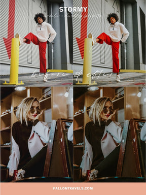 5 Stormy Mobile Lightroom Presets & Desktop, Moody Photo Editing Filter for Instagram, Dark Preset for Lifestyle Blogger, Influencer Filter