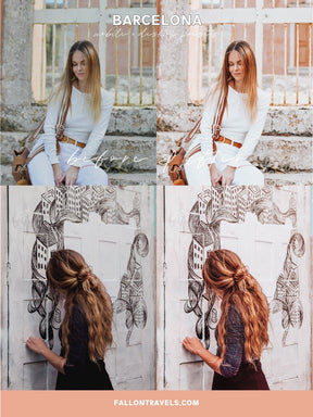 5 Mobile & Desktop Lightroom Presets Barcelona, Summer Travel Preset for Instagram Influencer, Bright Lifestyle Filter for Bloggers
