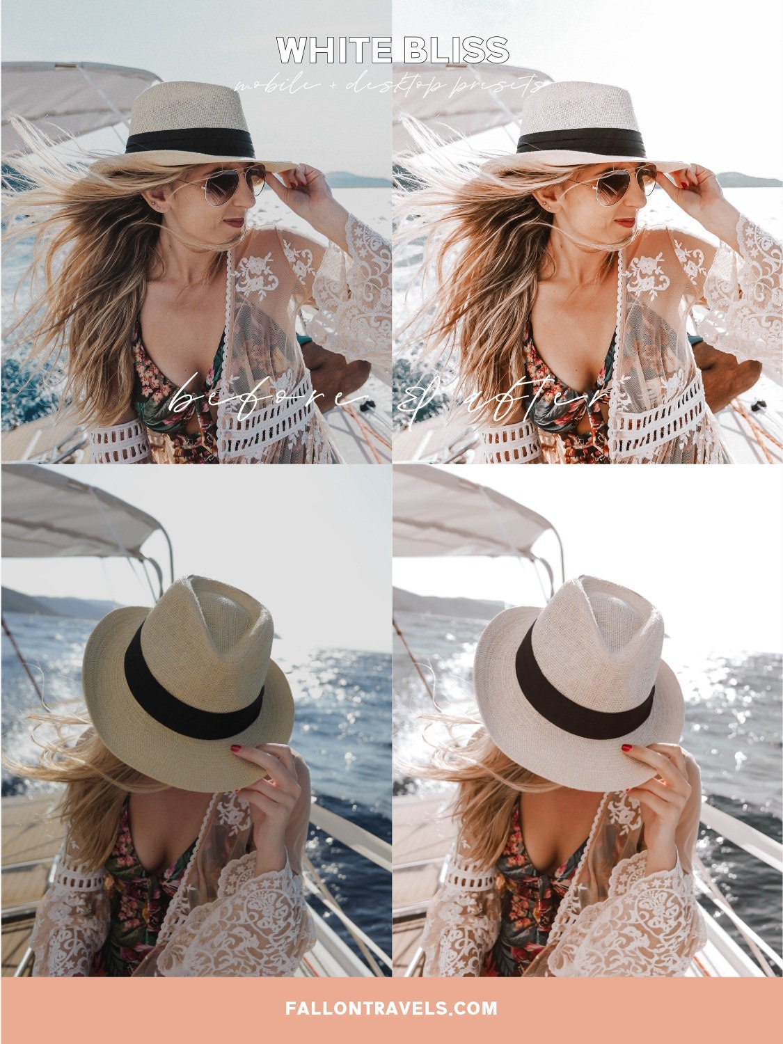 5 White Mobile & Desktop Lightroom Preset, Bright Airy Photo Filter for Instagram Influencers, Light Clean VSCO iPhone Blogger Presets