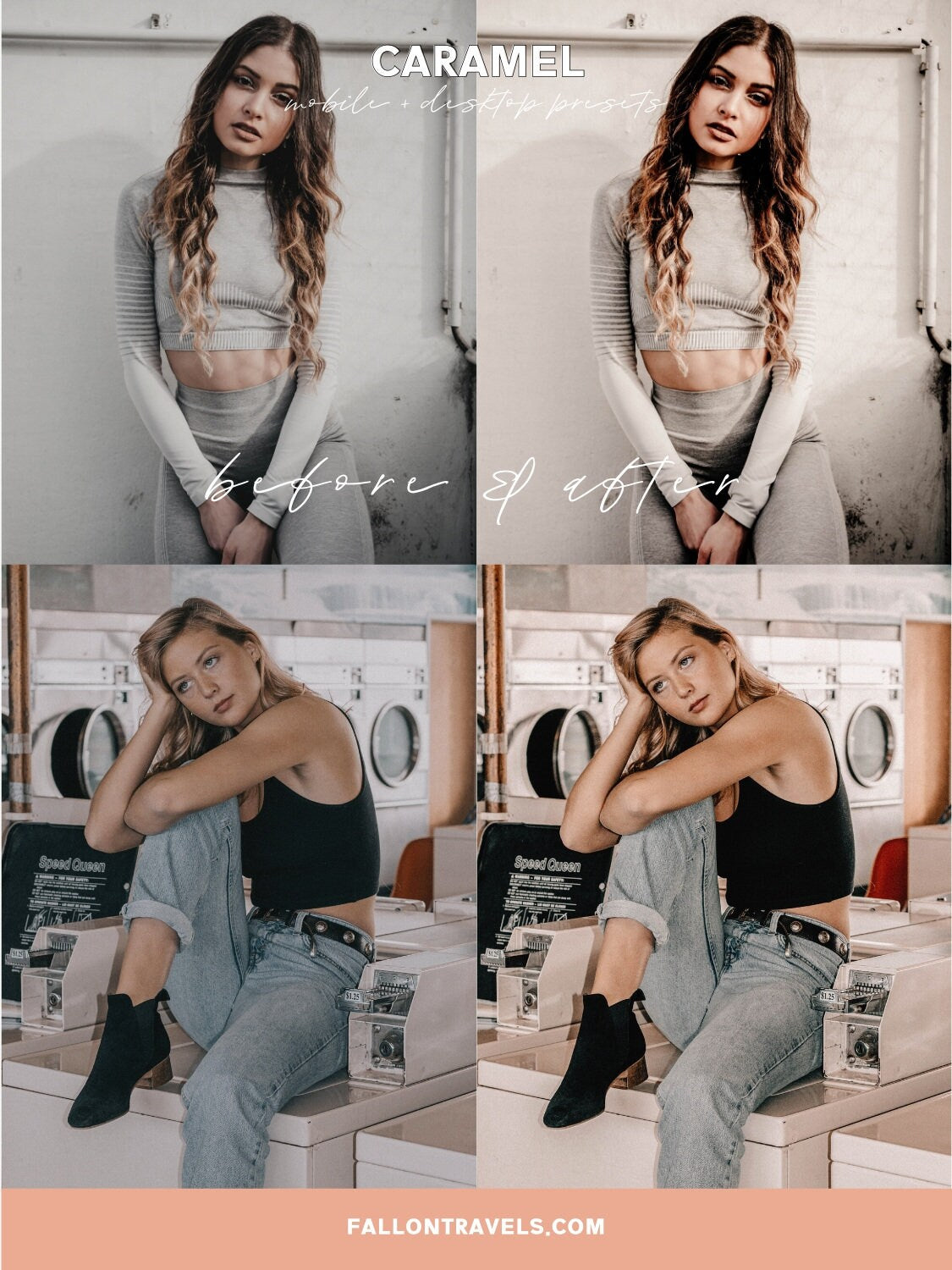 5 Mobile & Desktop Lightroom Presets Caramel, Moody Photo Editing Filter for Bloggers, Lifestyle Indoor Preset for Instagram Influencer