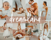 5 Dreamy Lightroom Mobile & Desktop Presets, Tan Skin Photo Filter for Instagram Bloggers, Bright Lifestyle Influencer Presets