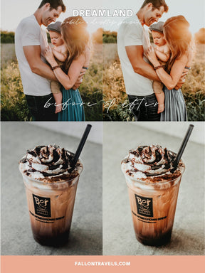 5 Dreamy Lightroom Mobile & Desktop Presets, Tan Skin Photo Filter for Instagram Bloggers, Bright Lifestyle Influencer Presets