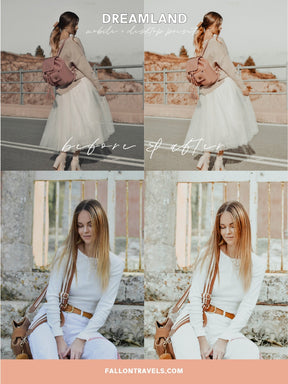 5 Dreamy Lightroom Mobile & Desktop Presets, Tan Skin Photo Filter for Instagram Bloggers, Bright Lifestyle Influencer Presets