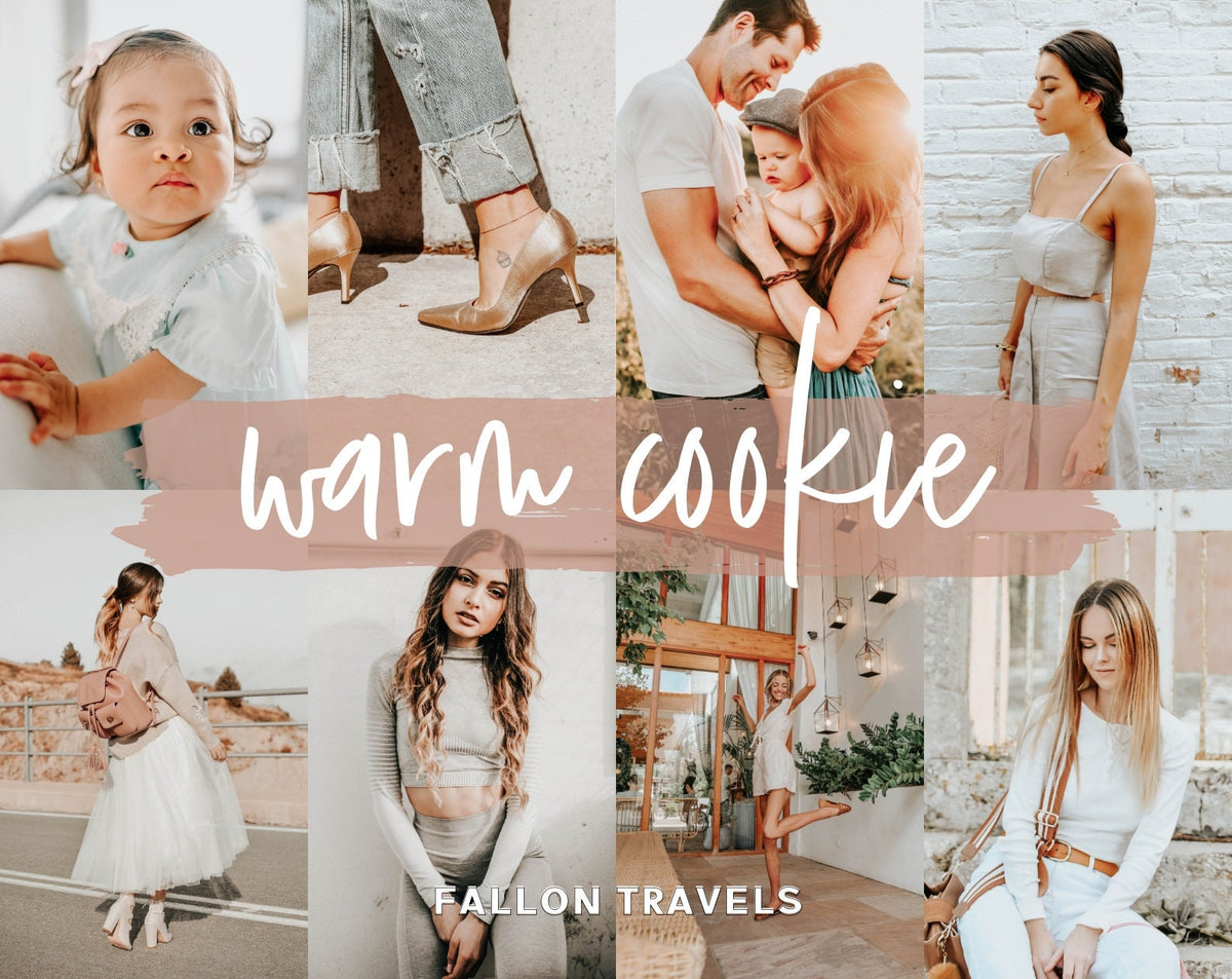 5 Mobile & Desktop Lightroom Presets Warm, Bright Airy Photo Editing Filter for Family Photography, VSCO iphone Preset for Instagram Blogger