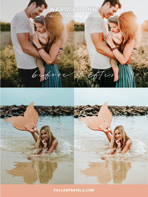 5 Mobile & Desktop Lightroom Presets Warm, Bright Airy Photo Editing Filter for Family Photography, VSCO iphone Preset for Instagram Blogger
