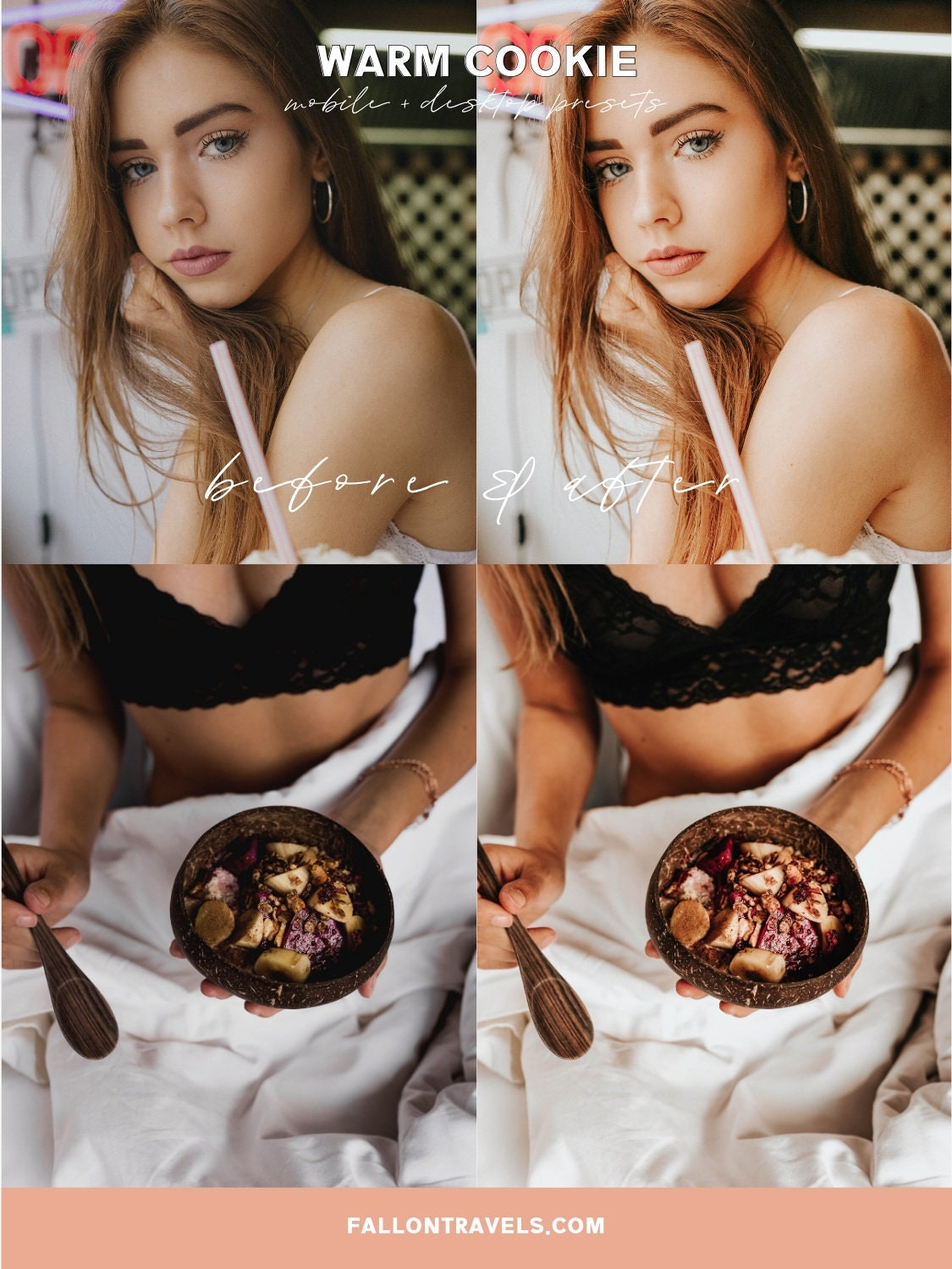 5 Mobile & Desktop Lightroom Presets Warm, Bright Airy Photo Editing Filter for Family Photography, VSCO iphone Preset for Instagram Blogger