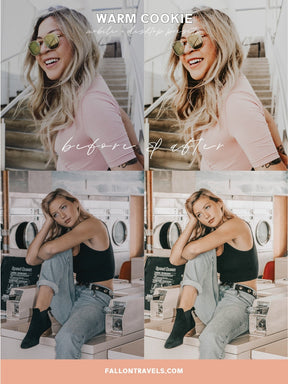 5 Mobile & Desktop Lightroom Presets Warm, Bright Airy Photo Editing Filter for Family Photography, VSCO iphone Preset for Instagram Blogger