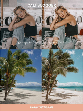 5 California Desktop & Mobile Lightroom Presets, Summer Travel Photo Editing Filter for Instagram, Lifestyle Influencer Preset for Bloggers