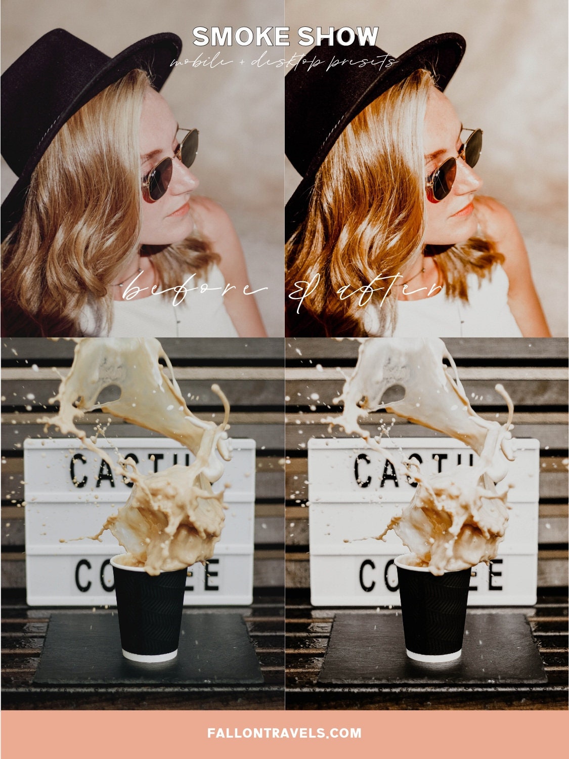 5 Mobile & Desktop Lightroom Presets Dark, Photo Editing Filter for Instagram Influencer, Moody Preset for Lifestyle Blogger