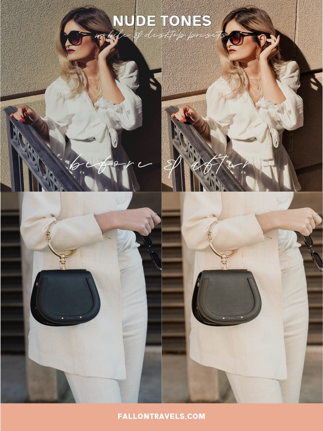 5 Nude Tone Presets Lightroom Mobile & Desktop, Minimal Beige Instagram Filter Warm, Creamy Brown Lifestyle Influencer Preset for Bloggers