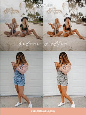 5 Brown Lightroom Mobile Presets & Desktop, Moody Photo Editing Filter for Instagram, Dark Vintage Preset for Lifestyle Bloggers