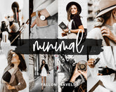 5 Mobile & Desktop Lightroom Presets Minimal, Photo Editing Filter for Instagram, Preset for Lifestyle Blogger, Influencer Filter for Travel
