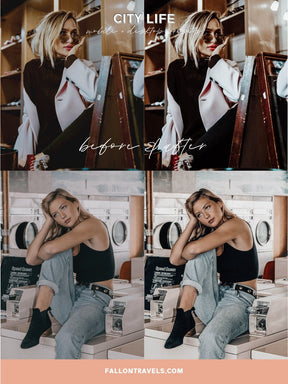 5 City Lightroom Mobile & Desktop Presets, Urban Mood Photo Editing Filter for Instagram Blogger, Dark Lifestyle Preset