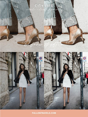 5 City Lightroom Mobile & Desktop Presets, Urban Mood Photo Editing Filter for Instagram Blogger, Dark Lifestyle Preset