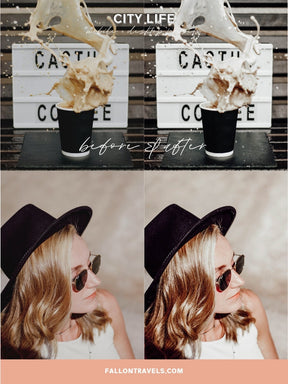 5 City Lightroom Mobile & Desktop Presets, Urban Mood Photo Editing Filter for Instagram Blogger, Dark Lifestyle Preset