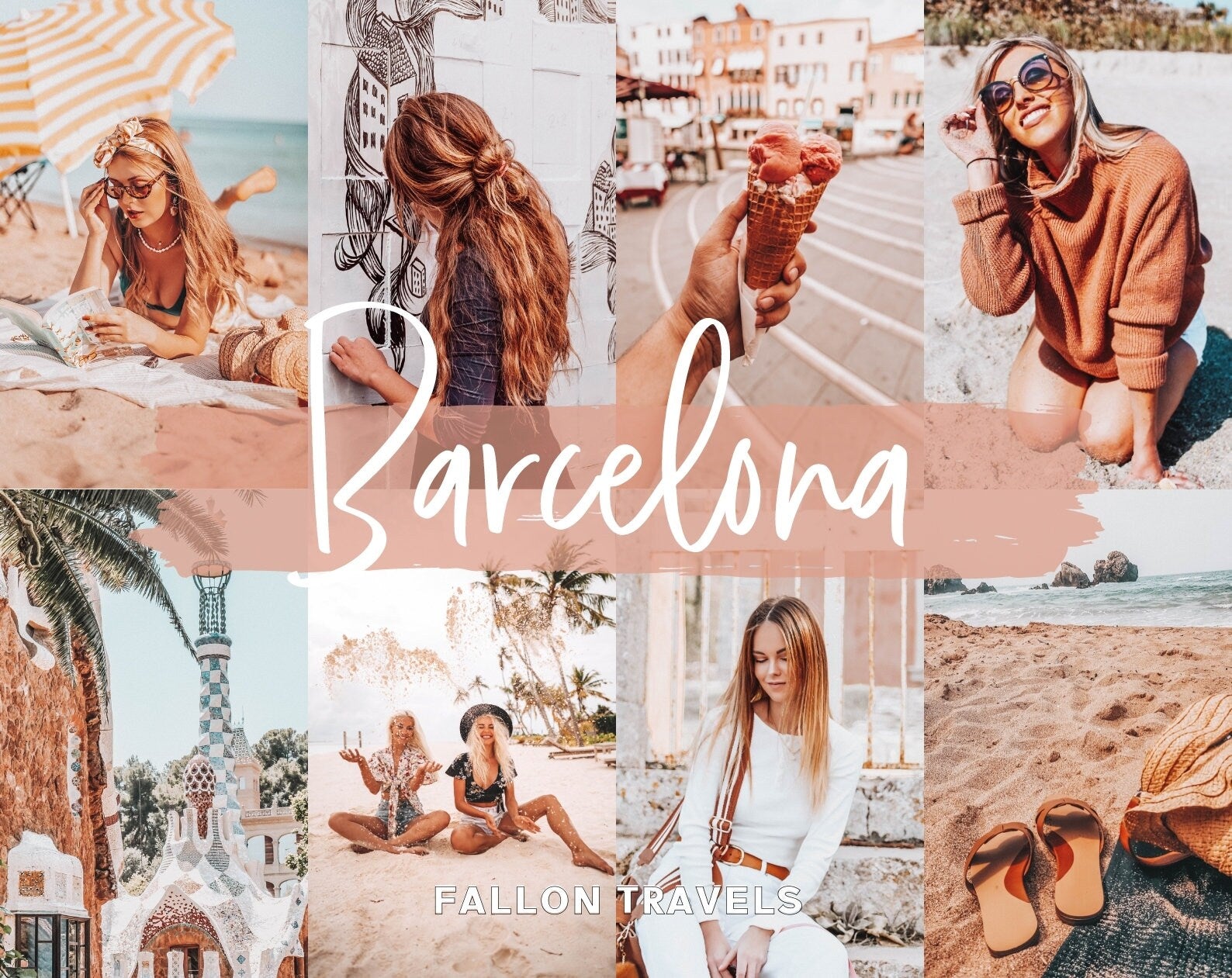 40 Pink Instagram Lightroom Presets Bundle, Mobile & Desktop Dreamy Rose Gold Photo Editing Pack, Blush Tones Filters for Bloggers