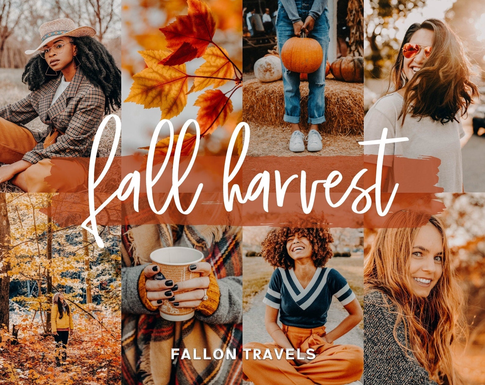 40 Fall Season Lightroom Presets Bundle, Mobile & Desktop Warm Autumn Tones Photo Editing Pack, Pumpkin Spice Filter for Bloggers