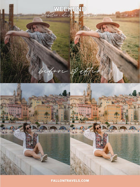 5 Warm Lightroom Mobile & Desktop Presets, Clean Tones Light Airy Outdoor Photo Editing Filter, Bright Instagram Selfie for Bloggers