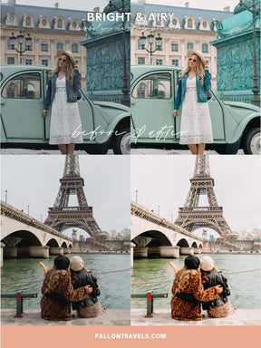 5 Bright Airy Lightroom Mobile & Desktop Preset, Light Photo Editing Filter, Clean White Outdoor Preset, Instagram Blogger VSCO Portrait