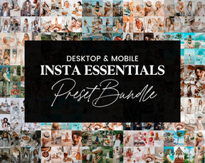 125 Lightroom Presets Instagram Bundle, Mobile & Desktop Photo Editing Filter Pack for Travel Bloggers, One Click Influencer Preset