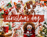 5 Christmas Day Lightroom Mobile & Desktop Presets, Bright Winter Photo Editing Filter for Instagram, Holiday Clean Airy Blogger Preset
