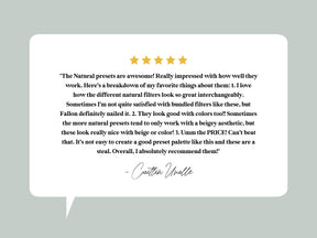 5 Natural Tones Mobile & Desktop Lightroom Presets, Beige Clean Outdoor Photo Editing Filter for Instagram Influencer Lifestyle Blogger