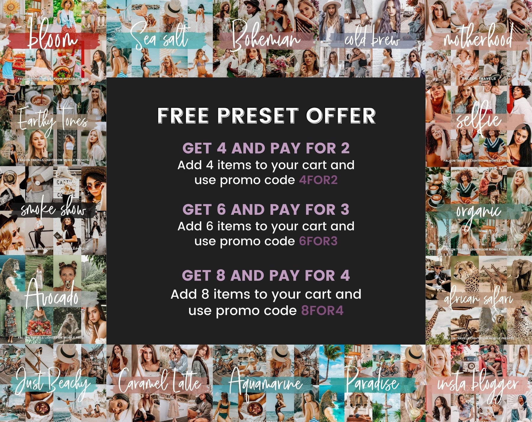 5 Stormy Mobile Lightroom Presets & Desktop, Moody Photo Editing Filter for Instagram, Dark Preset for Lifestyle Blogger, Influencer Filter