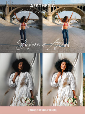 5 Aesthetic Mobile & Desktop Lightroom Presets, Natural Clean Beige Tones Photo Editing for Blogger, That Girl Instagram Influencer Filter